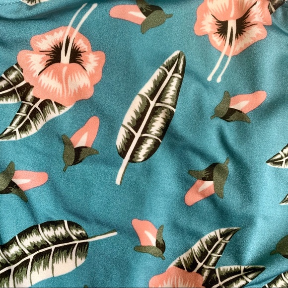 RVCA South Swell One-piece Swimsuit Tropical M - Picture 5 of 8